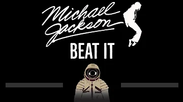 Michael Jackson • Beat It (CC) 🎤 [Karaoke] [Instrumental Lyrics]