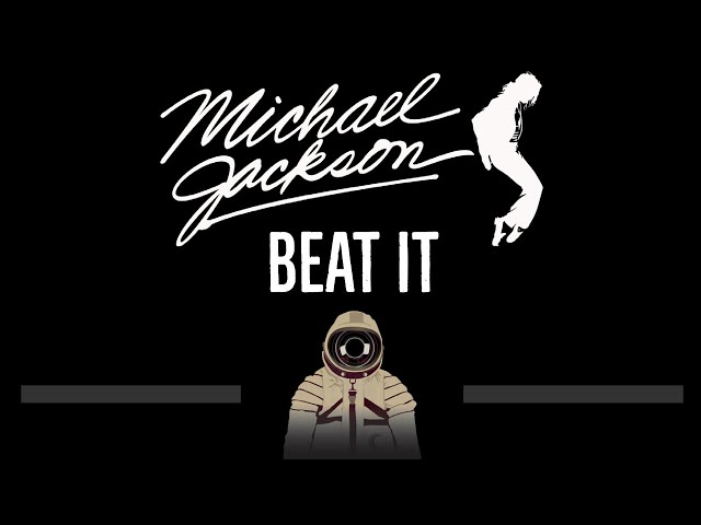 Michael Jackson • Beat It (CC) 🎤 [Karaoke] [Instrumental Lyrics] class=