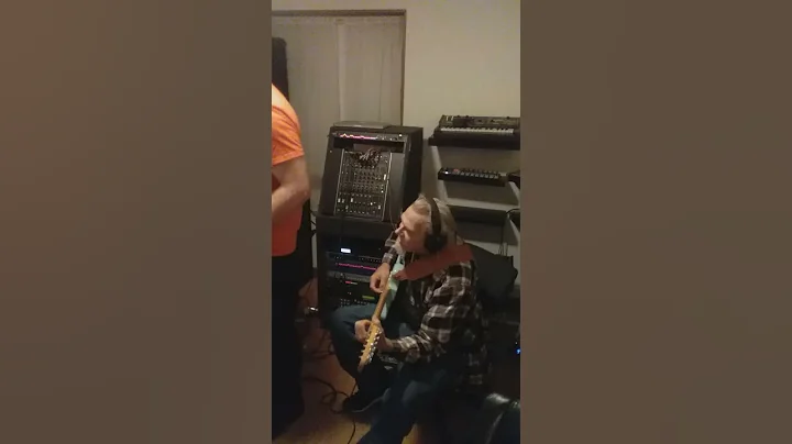 John Heim in the studio