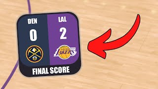 NBA, But First To Score Wins