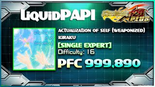 Ddr A20 Plusactualization Of Self Weaponized Kiraku Single Expert 999,890 Pfc