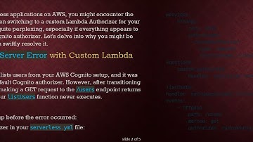 Understanding the Internal Server Error from API Gateway When Using a Custom Lambda Authorizer