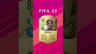 Victor Osimhen FIFA Ultimate Team History ?? #shorts