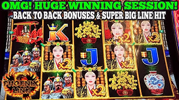 OMG! HUGE WINNING SESSION ON PHOENIX LINK QUEEN CHIU SLOT | Buffalo Link Slot Wins | Las Vegas Slots