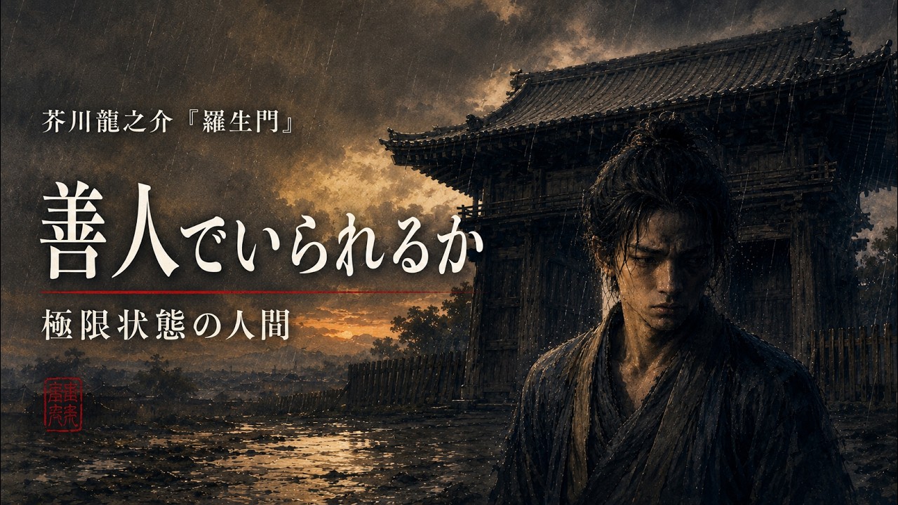 芥川龍之介『羅生門』を解説｜人はなぜ悪を選ぶのか