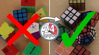 I used my worst cubes only for 24 hours...