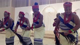 Owo Traditional Dancers At The Burial of late Gov Rotimi Akeredolu