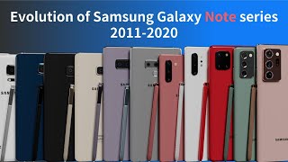 Evolution of Samsung Galaxy Note series 2011-2020 Resimi