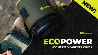 NEW RidgeMonkey EcoPower USB Heated Gas Canister Cover