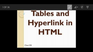 Class 8 chap 5-Tables and hyperlinks in html partt-1.1