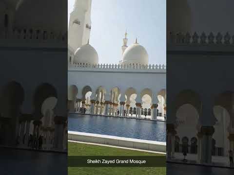 Sheikh Zayed Grand Mosque #travel #uae #abudhabi #sheikhzayedmosque #dubai