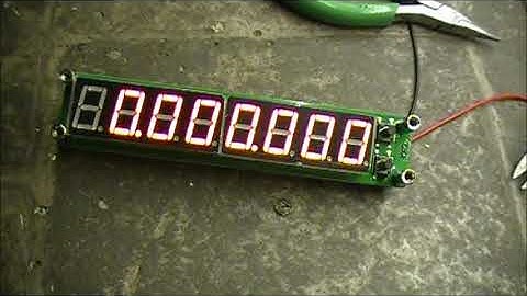 "The project"  Frequency counter module  PART-1