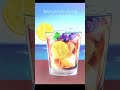 素材を使って涼し気なドリンクを作ってみた🍹