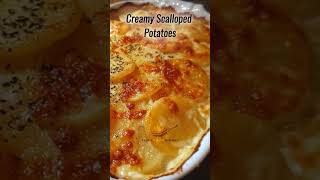 Creamy Scalloped Potatoes (Easy Cheesy Side Dish!) #food #recipe