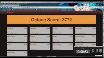Octane JavaScript Benchmark Mozilla Web Browser