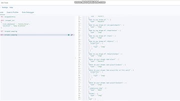 Using Dev Tools to Create and Manipulate Indexes.