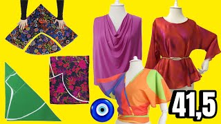 :  41,5 Different Very Easy Blouse Cutting and Sewing