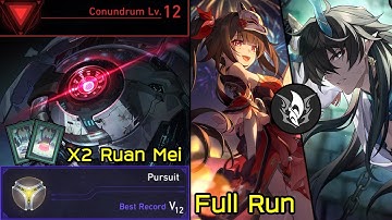 Conundrum Lv.12 DHIL & Sparkle Double Ruan Mei Pursuit Dice Propagation Path Full Run