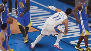 NBA 2K15 Basketball My League 2016 West R2 GM 5 GS @ OKC