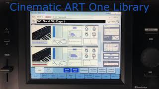 Korg Kronos Cinematic ART One Library Demo