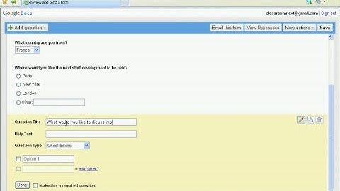 Free Survey Tool Using Google Forms