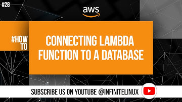 Connecting lambda function to a Database #28 #HowTo