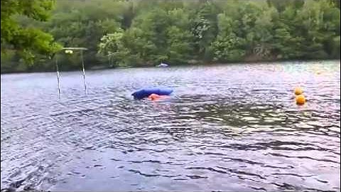 Eskimo roll in Packraft