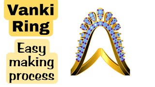 Vanki Ring|Easy making process|Ring|jewelry design|matrix 9|#tutorial|32