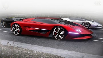 CINEMATIC LAMBORGHINI FUTURISTIC CONCEPT CAR MOVIE PART 6