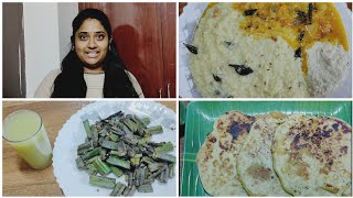 Full day Routine | Samai Pongal | Poli | Ladies finger Fry | #StayHome #WithMe