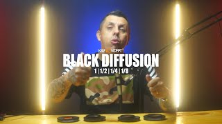 Filtros BLACK DIFFUSION K&F Concept 1, 1/2, 1/4 e 1/8 - REVIEW E COMPARATIVO.