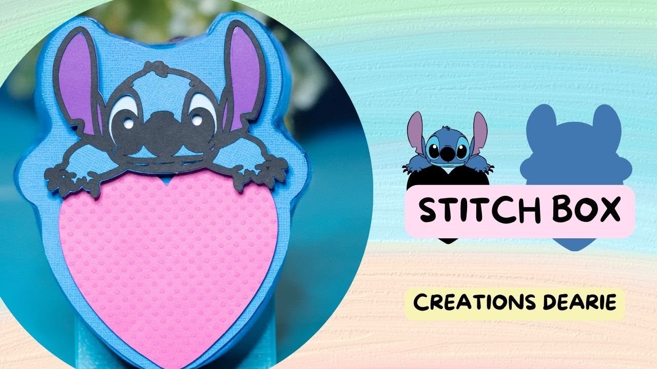 How to Make a Papercraft Box - Stitch Box Tutorial - YouTube