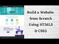 How To Create A Website Using HTML5 And CSS3 |Step By Step Guide 2020