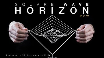 Square Wave HORIZON | High Quality, Stainless - Steel Kinetic Desk Toy - Your Compass to Calm