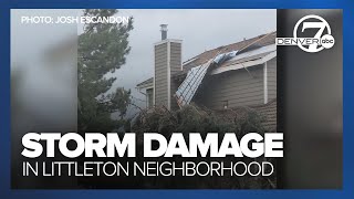 Heavy winds cause significant damage in Littleton neighborhood