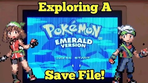 Exploring A Pokémon Emerald Save File!