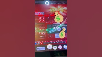 Nine Hit For the Money in Bubble Craps #bubblecraps