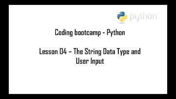 Coding Bootcamp: Python. Lesson 4: Strings and User Input (Part 2: Formatted output)