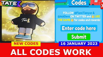 NEW UPDATE CODES [🔥TATE!] ALL CODES! Clicker Party Simulator ROBLOX | January 17, 2023