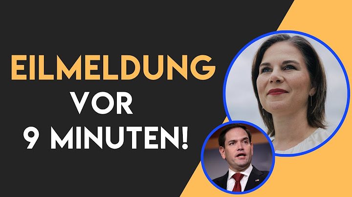 Rubio stellt Baerbock ein Ultimatum – Karriere in den USA vor dem Aus