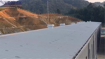 Công trình Lắp Đặt Quạt Hút Mái Nhà Xưởng Vortex tại Sơn La