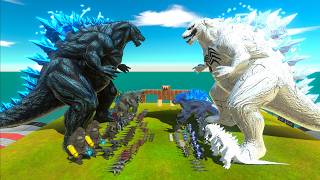 Dark Monster War - Team Dark GODZILLA EARTH x KONG VS Team White Anti-Venom Godzilla x SHIMO