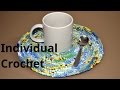 INDIVIDUAL en tejido #crochet o ganchillo (para el desayuno) tutorial paso a paso. Moda a Crochet