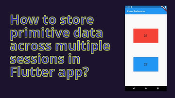 Shared Preferences in #Flutter App | #DevKage