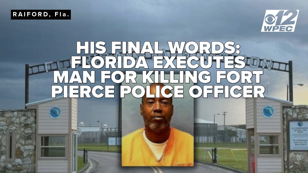 Florida Executes Man for 1991 Murder of Fort Pierce Police Officer ...