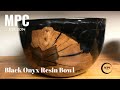 Black Onyx Resin Bowl