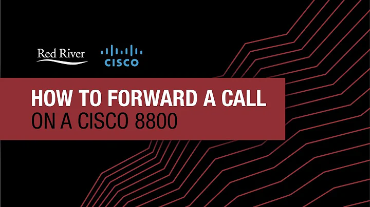 How To Forward a Call on a Cisco 8800