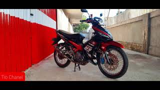 Modifikasi Jupiter Mx New 135 modif dana plajar musik by DJ melayang layang (SHA)