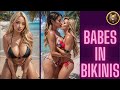 Hot Babes in Bikinis at a Tropical Beach Party (AI Lookbook) 4K