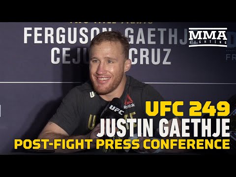 UFC 249: Justin Gaethje Post-Fight Press Conference - MMA Fighting